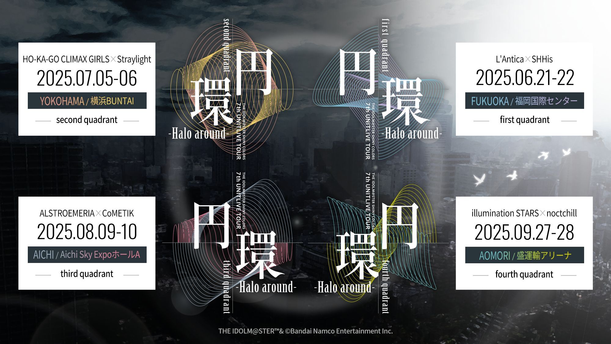 シャニマス7th】福岡＆横浜公演のフラワースタンド・楽屋花