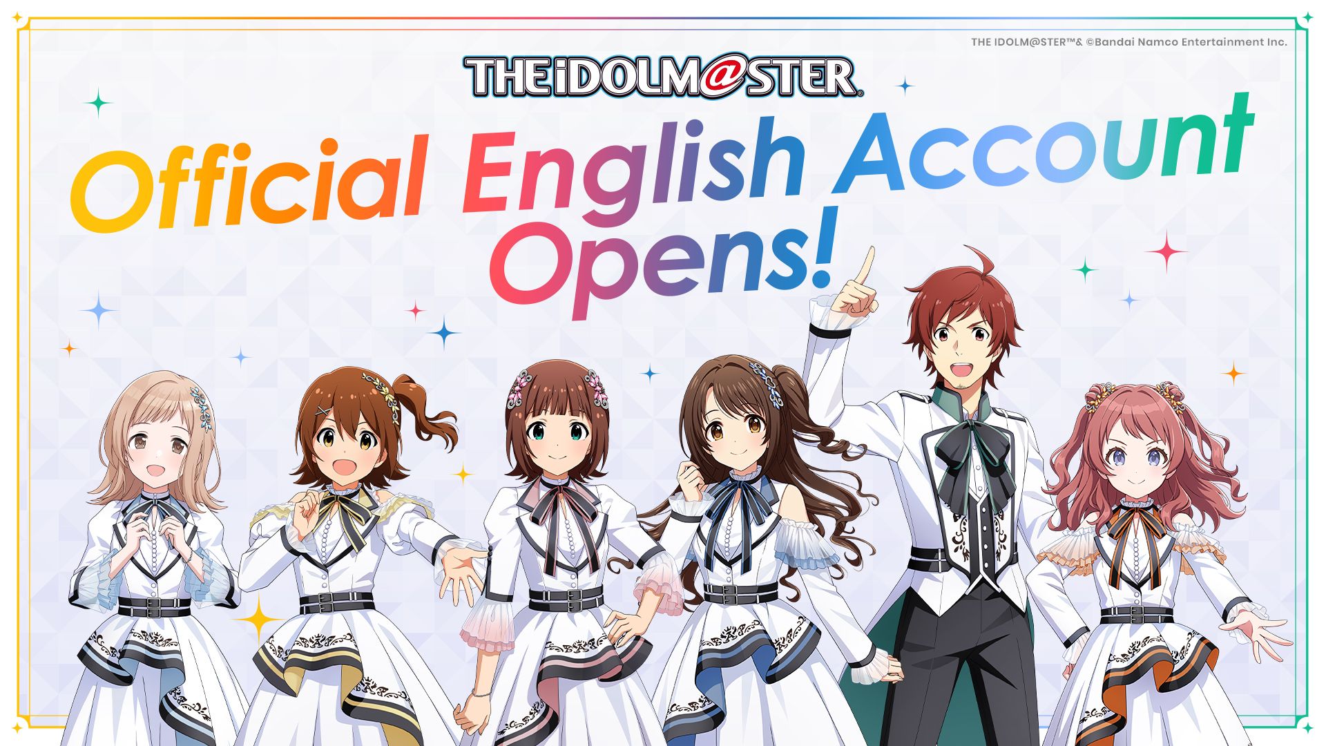 アイドルマスターシリーズ】アイドルマスター英語版公式Xアカウント