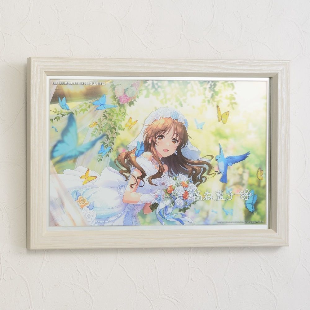 高森藍子 パーソナルパブミラー　白枠 シンデレラ】高級感ただようインテリア、「パーソナルパブミラー