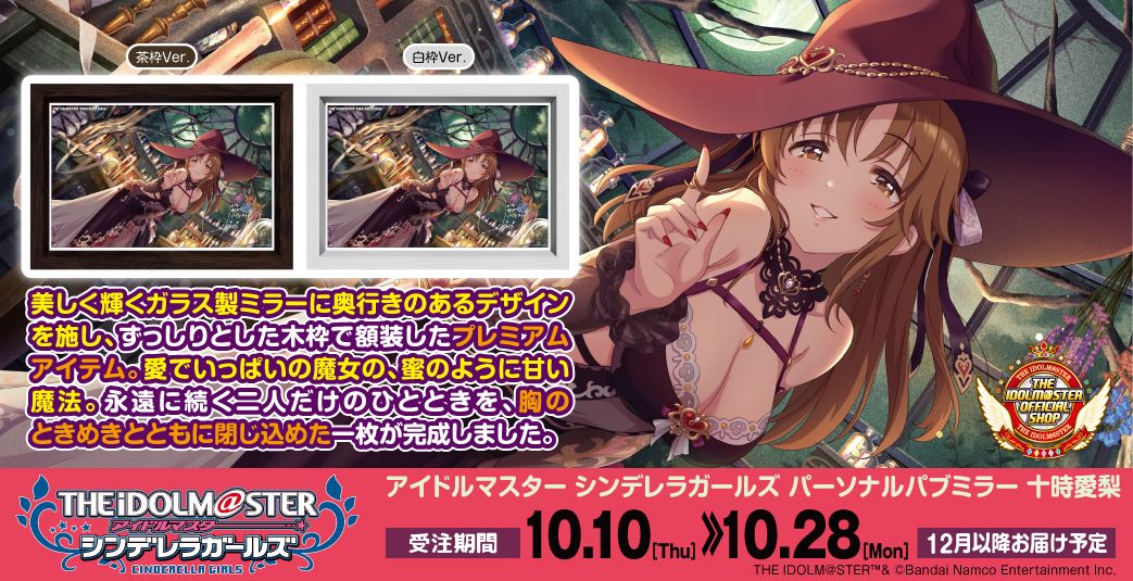 シンデレラ】高級感ただようインテリア「パーソナルパブミラー