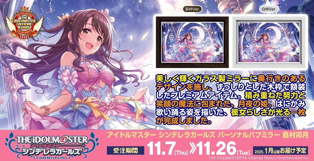 シンデレラ】高級感ただようインテリア「パーソナルパブミラー
