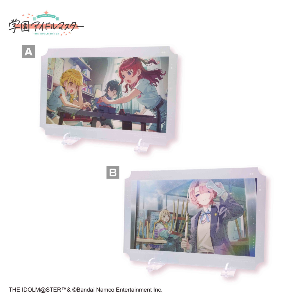 学マス】プライズ景品にてビジュアルアクリルボードシリーズが登場中