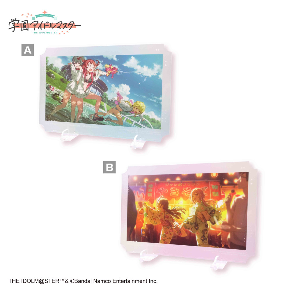 学マス】プライズ景品にてビジュアルアクリルボードシリーズが登場中