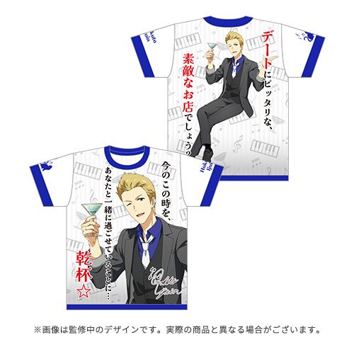 山下次郎 SideM 食器プロデュース記念 フルグラフィックTシャツ Sサイズ 明日まで！】【SideM】伊集院 北斗＆山下 次郎＆葛之葉 雨彦が