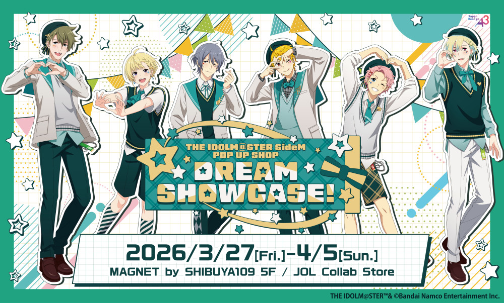 SideM】「アイドルマスター SideM」JOL Collab StoreにてPOP UP SHOP