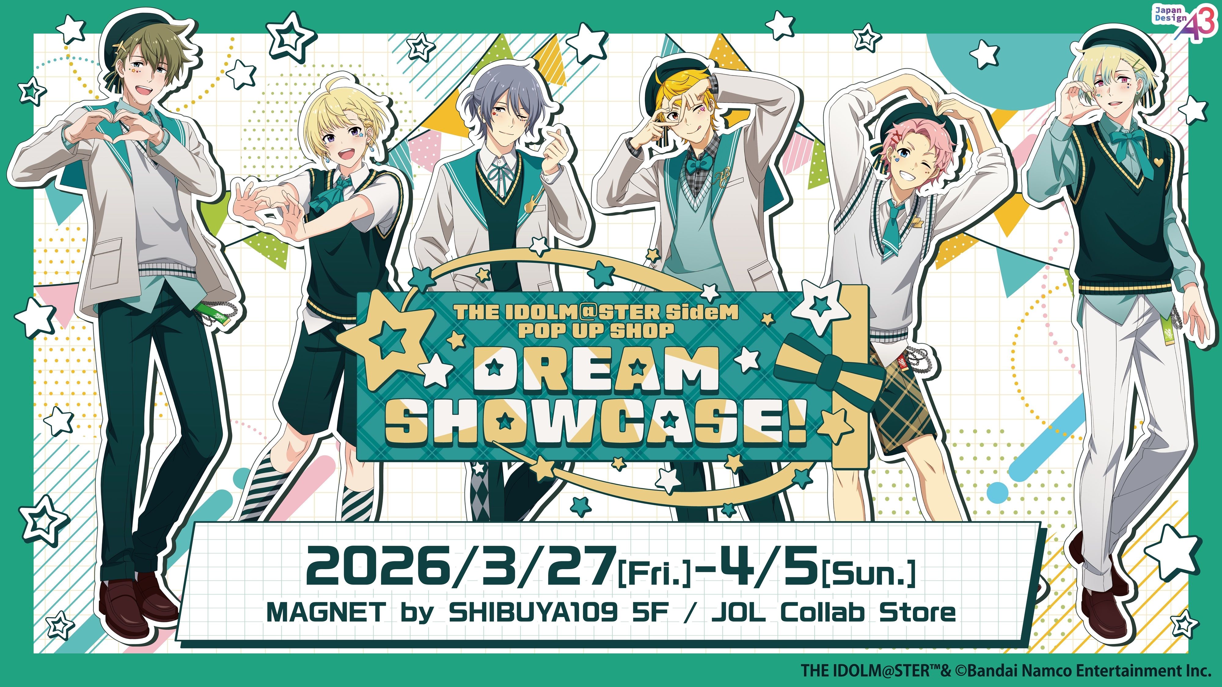 SideM】「アイドルマスター SideM」JOL Collab StoreにてPOP UP SHOP