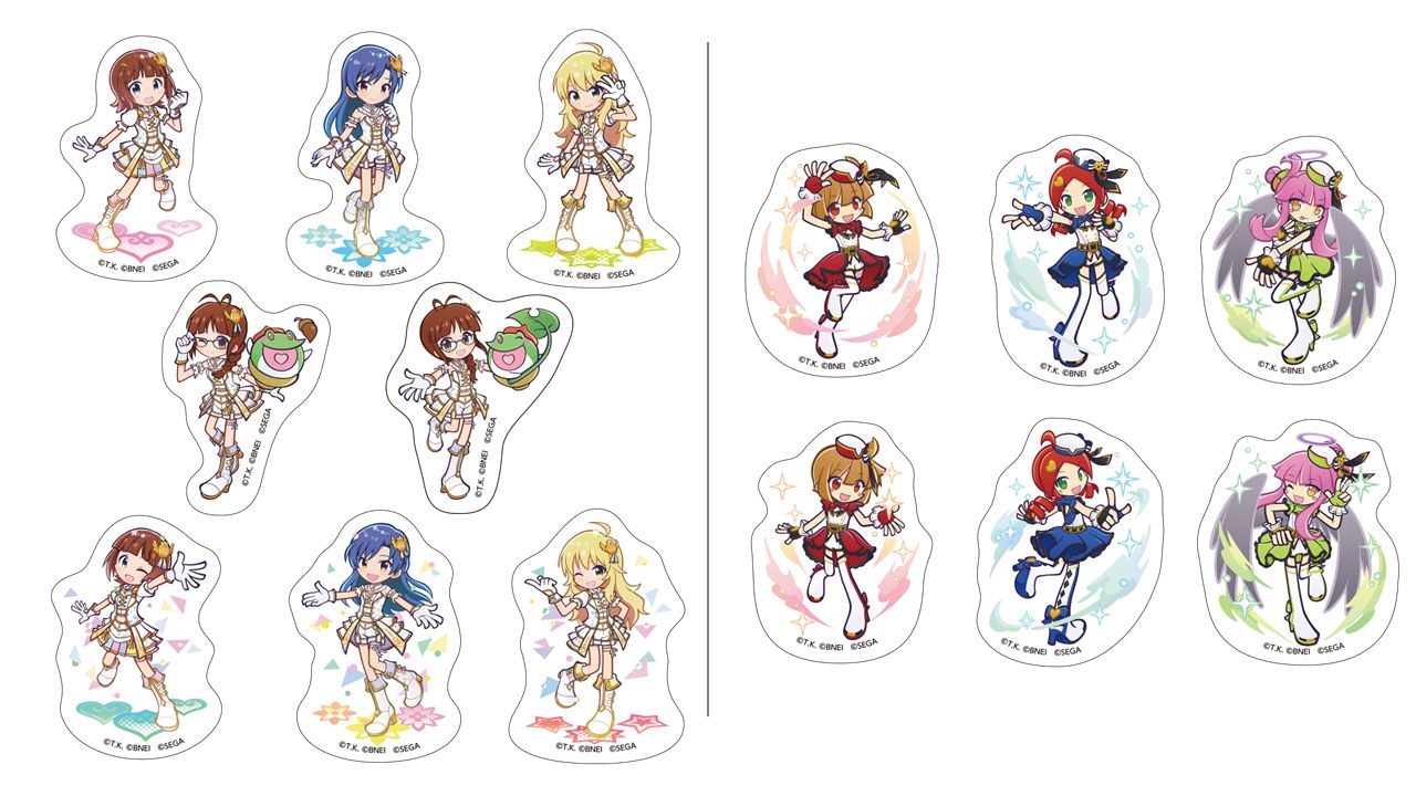 765】ぷよぷよ!!クエスト×アイドルマスター コラボイラストグッズが 