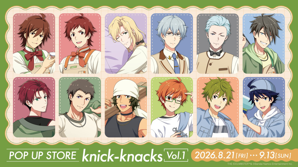 SideM】アイドルマスター SideM knick-knacks Vol.1 ポップアップ