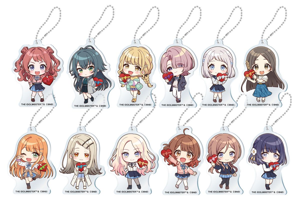 ローソン 限定 学園アイドルマスター 描き下ろし アクリルキーホルダー 全12種 学マス】ローソンにて『学園アイドルマスター』オリジナル描き下ろし