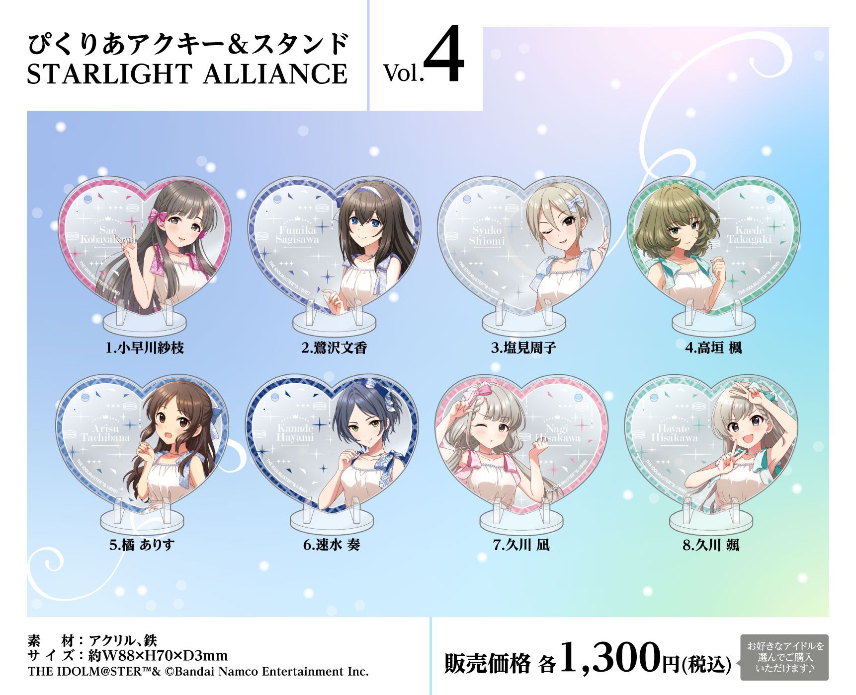 シンデレラ】あみあみより『CINDERELLA GIRLS fes. Once Upon a St@rs