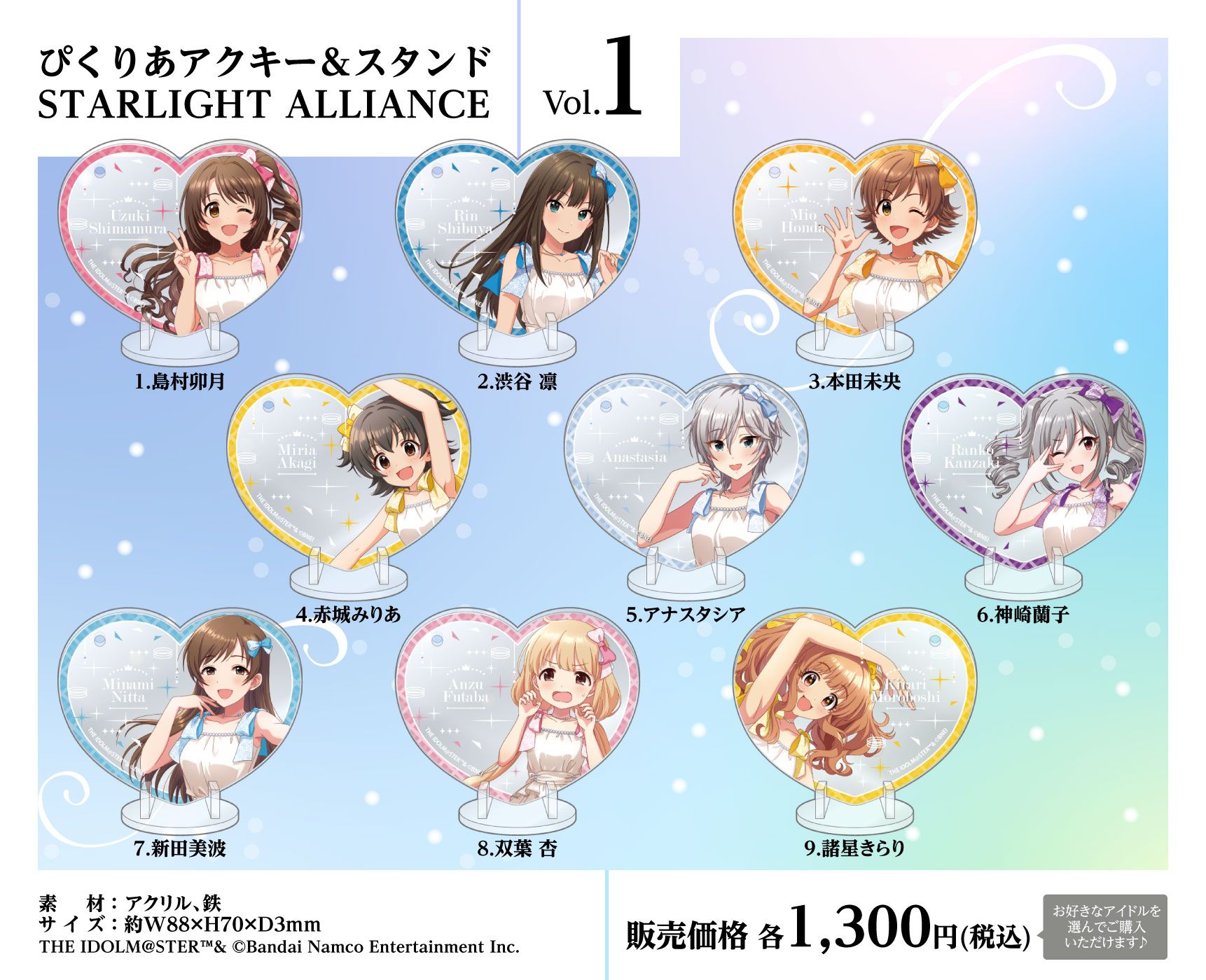 シンデレラ】あみあみより『CINDERELLA GIRLS fes. Once Upon a St@rs