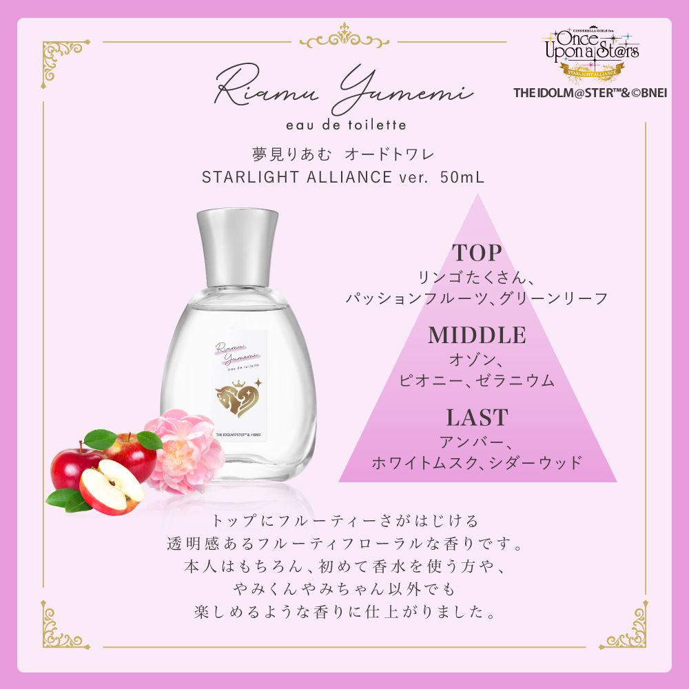 シンデレラ】フレグランスブランドのAnidealとのコラボレーション香水