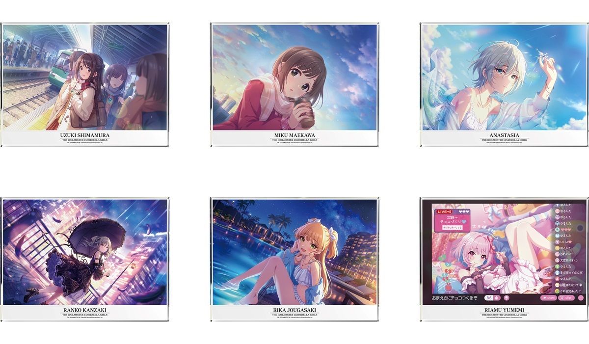 シンデレラ】1月2日(金)、アイドルフォトパネルに新柄が登場！同日より