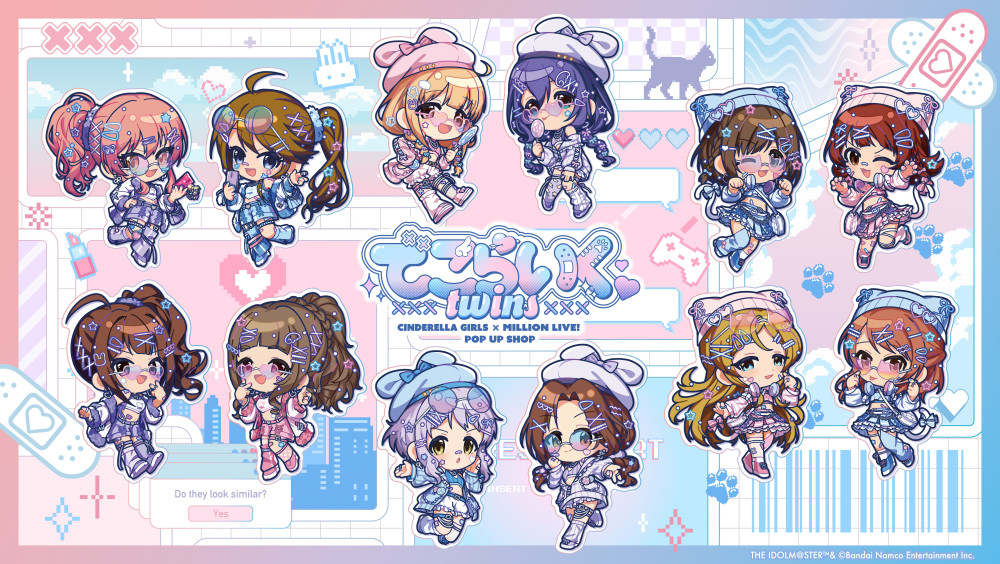 シンデレラ】【ミリオン】「でこらいくTWINS POP UP SHOP」詳細情報