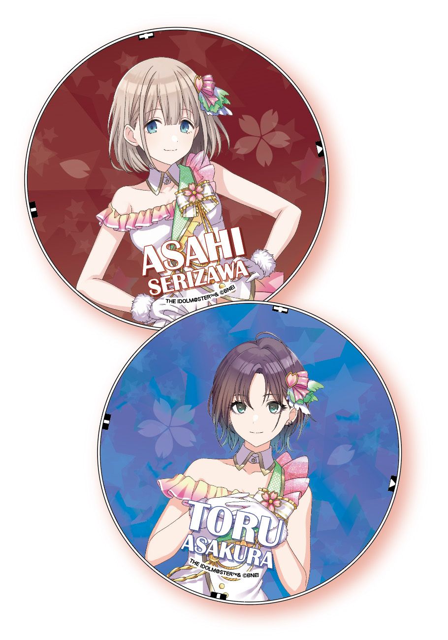 シャイニーカラーズ×せいせき ラベル缶　アクリルキーホルダー 智代子 シャニマス】（明日から！）「アイドルマスター シャイニーカラーズ