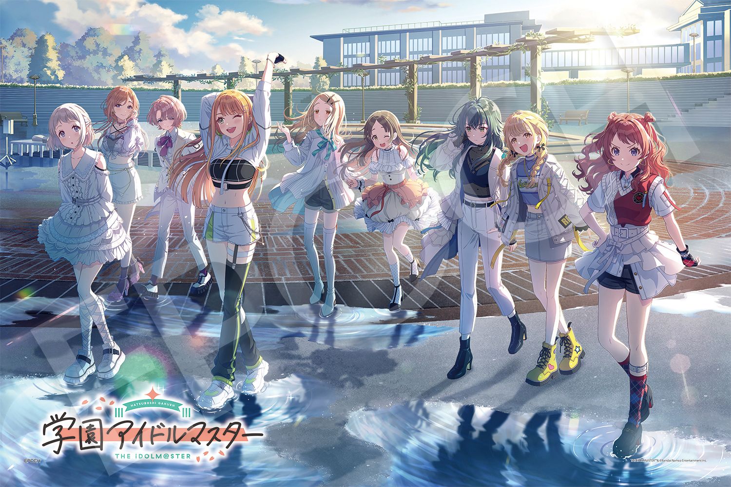 引退品　学園アイドルマスター　学マス　100点超え 学マス】エポック社より、ジグソーパズルが登場！🧩予約受付中