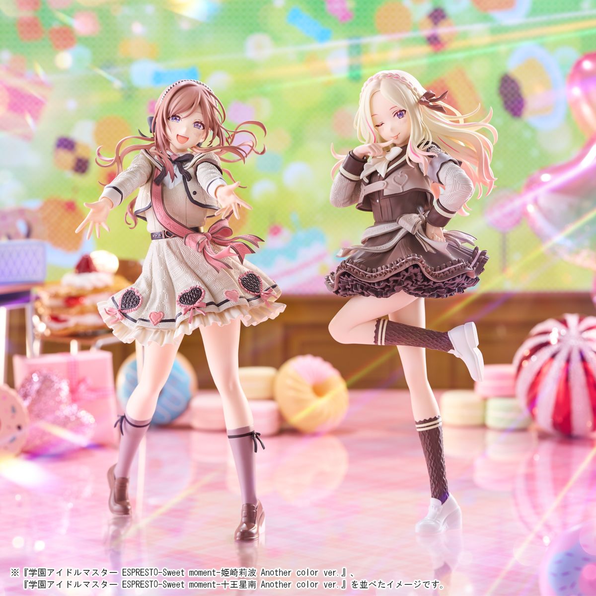 学マス】[ハッピーミルフィーユ]のイラストをもとに、姫崎莉波・十
