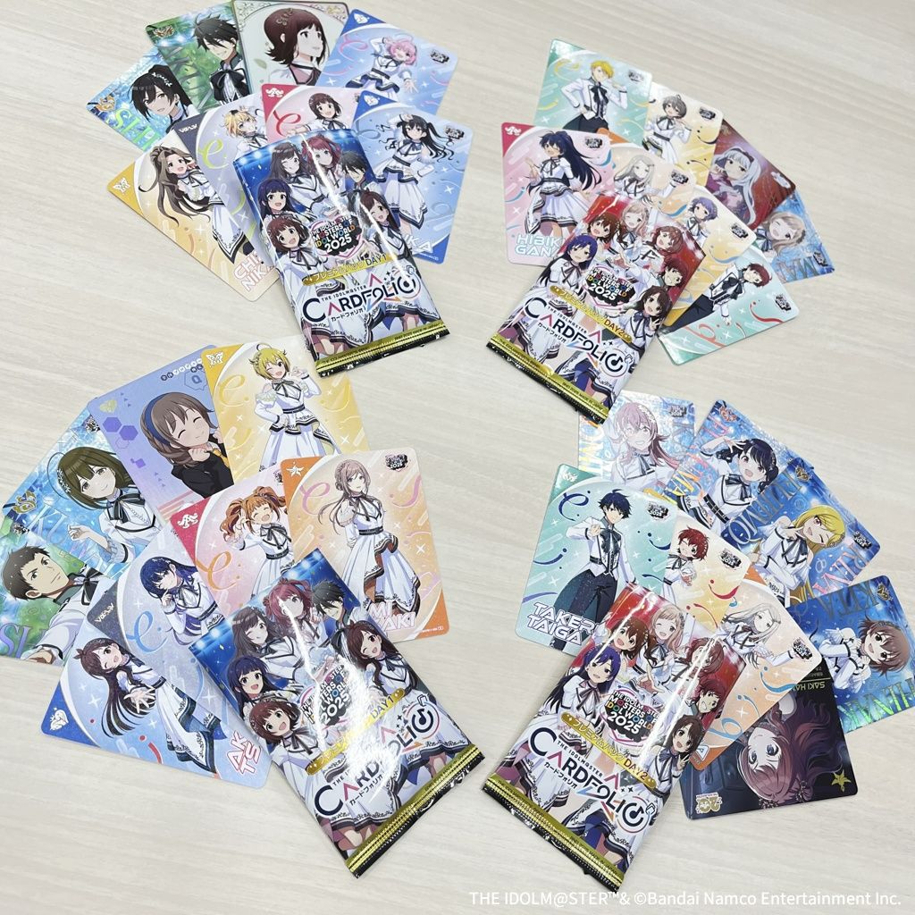 アイマスMOIW2025】本日発売！！「アイドルマスター カードフォリオ