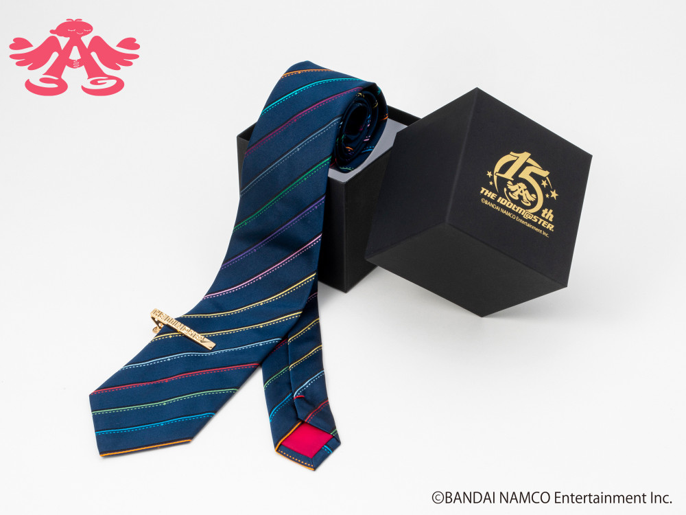 アイドルマスターシリーズ 15周年記念プロデューサーネクタイ ネクタイピンが受注開始 公式 アイドルマスター ポータル アイマス
