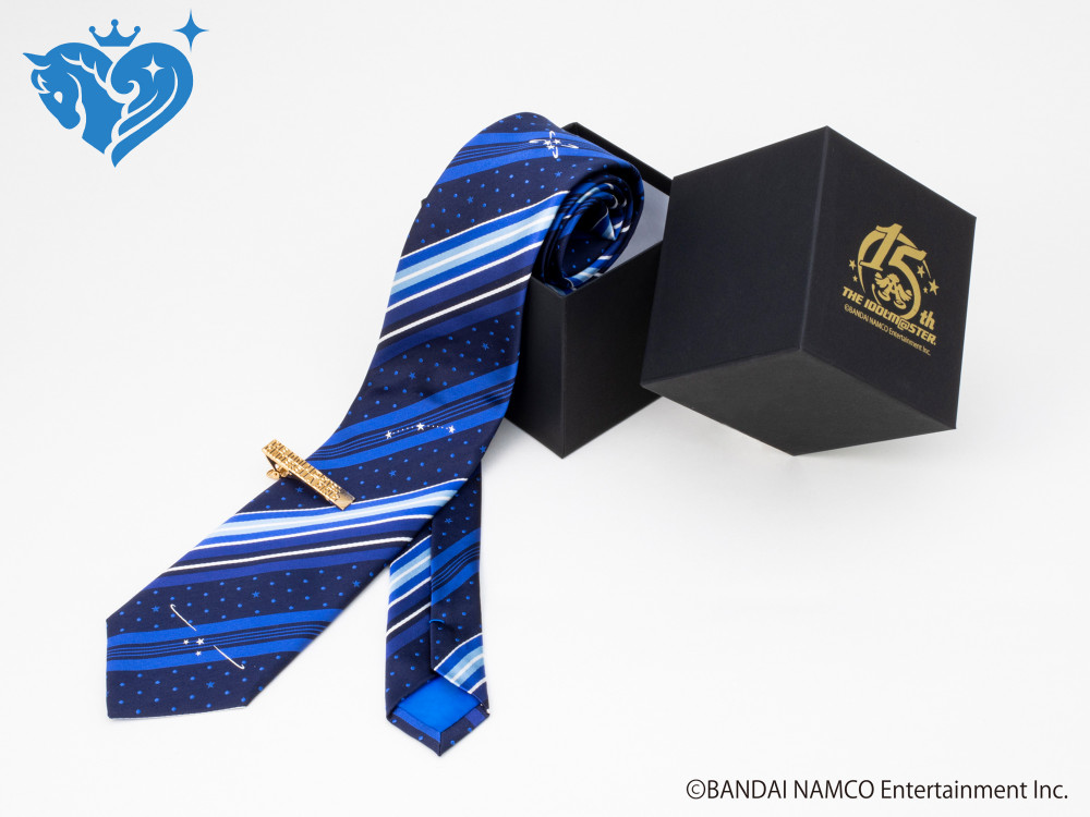 アイドルマスターシリーズ 15周年記念プロデューサーネクタイ ネクタイピンが受注開始 公式 アイドルマスター ポータル アイマス