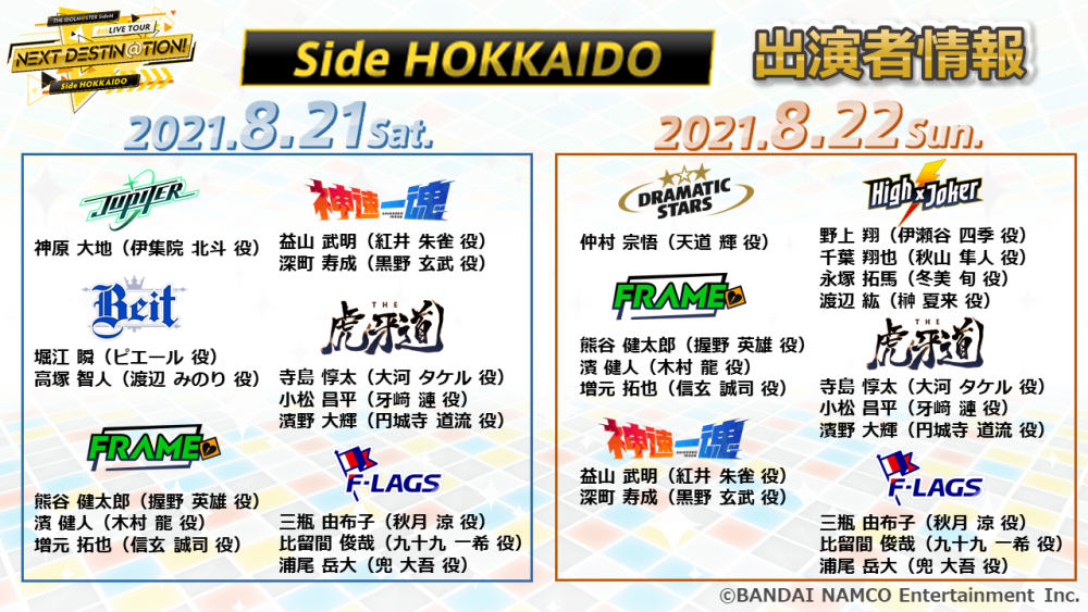 SideM6th】「Side KOBE」神戸公演の出演者情報発表！！ | 【公式