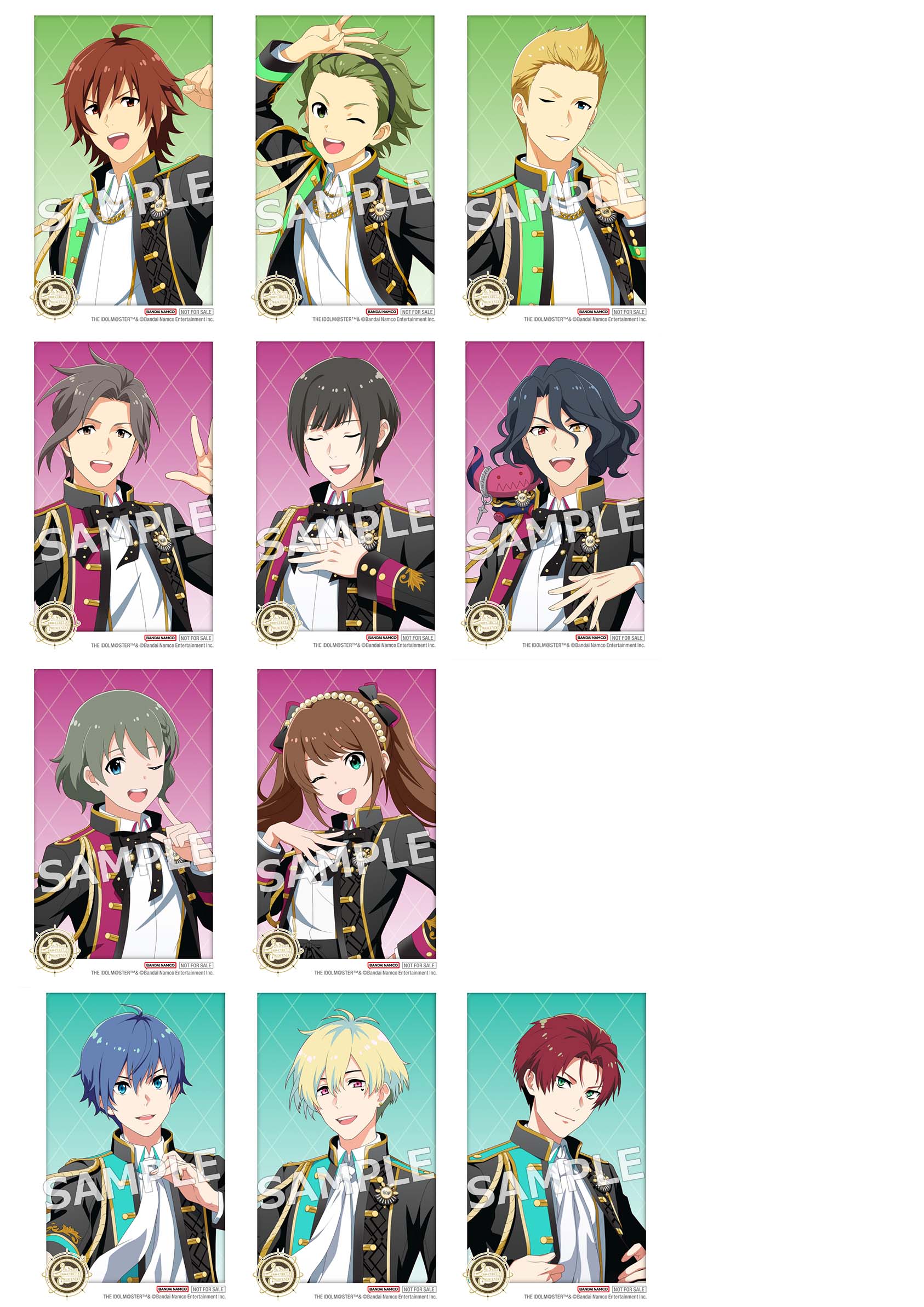 SideM9th】LIVE Blu-ray ジャケット＆店舗特典デザイン公開！！各店舗