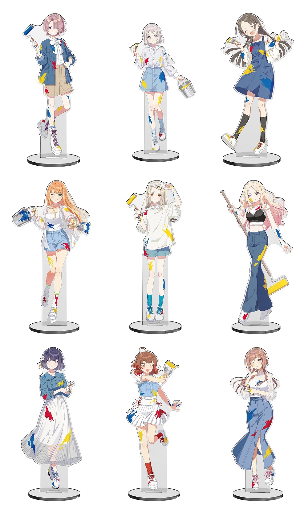 最終値下げ 学マス　アクリルジオラマ ペインタースタイル 学マス】描き下ろしイラスト『ペインタースタイル』に新たに9名が登場