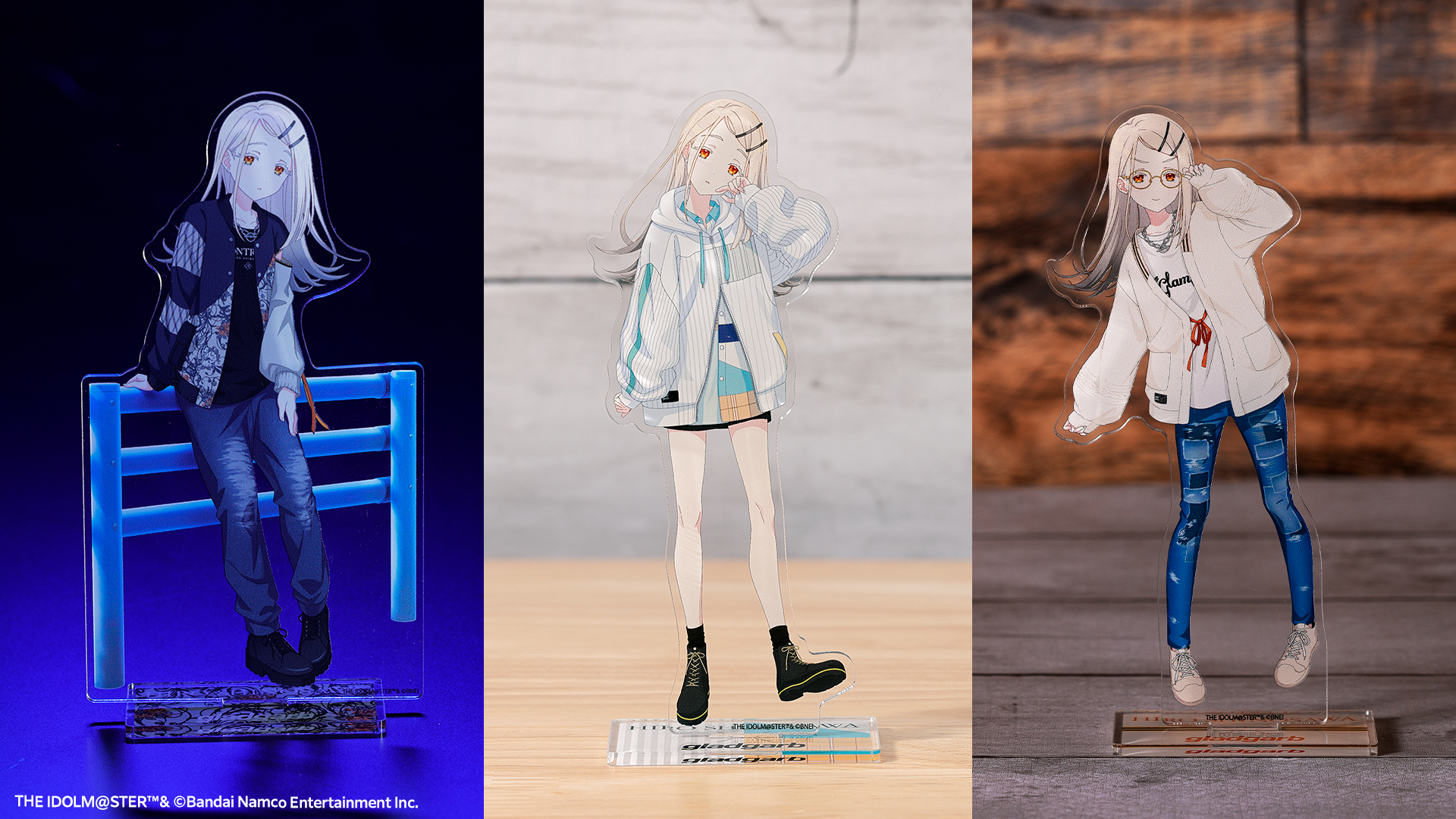 学マス 篠澤広 gladgarb カーディガン アクリルスタンド グッズ-スタンドポップ】学園アイドルマスター×gladgarb 篠澤 広