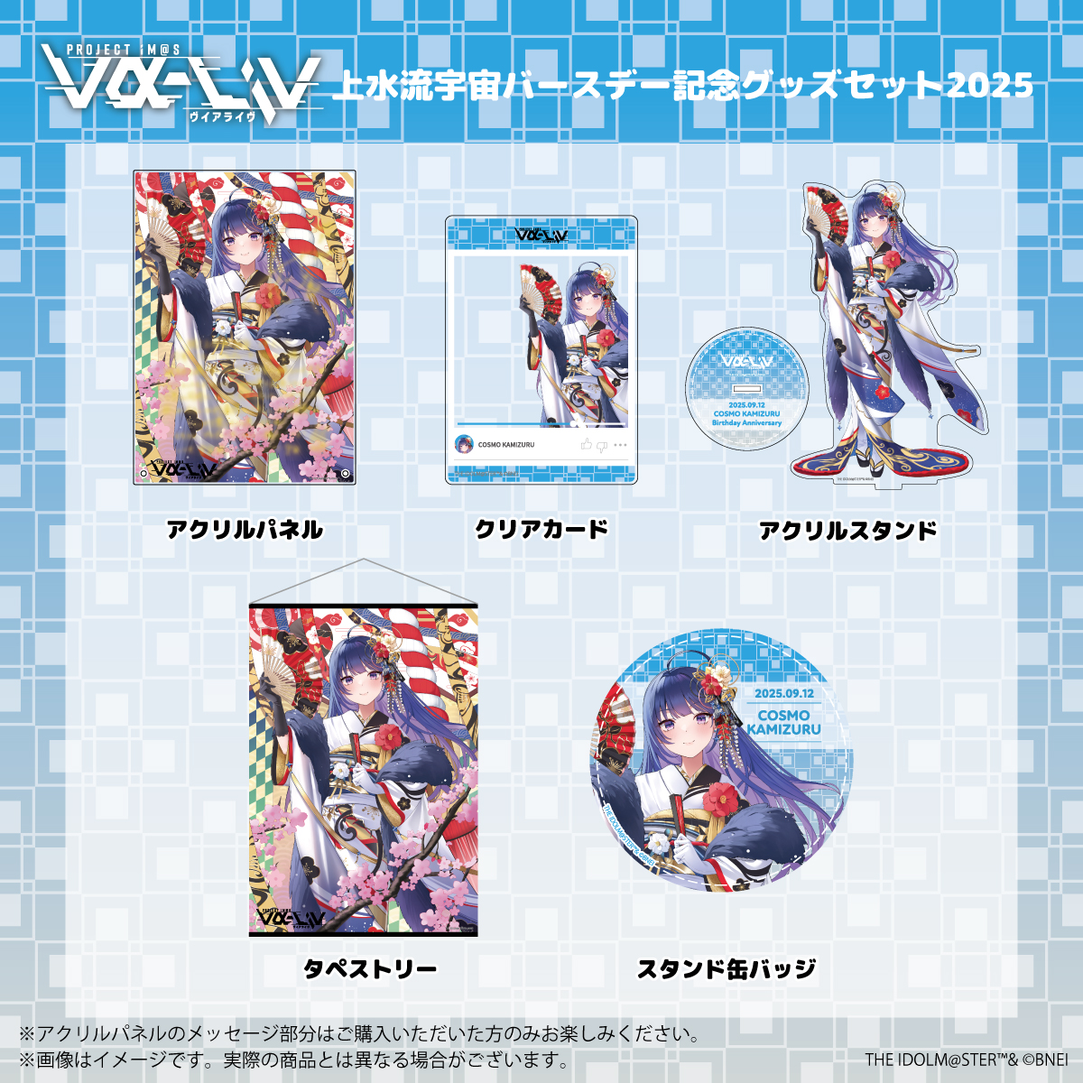 ヴイアラ】vα-liv 上水流宇宙バースデー記念グッズセット2025 受注〆切